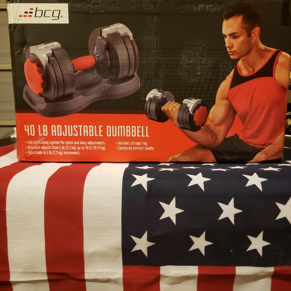 BRAND NEW BCG 40 lbs Adjustable Dumbbell - Picture 4 of 4